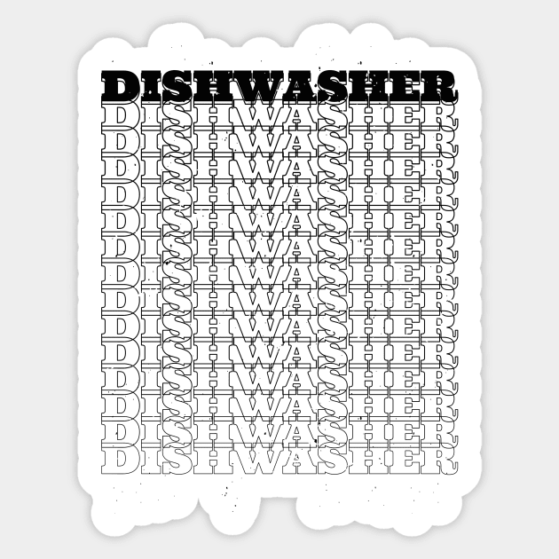 Dishwasher Sticker by Stay Weird